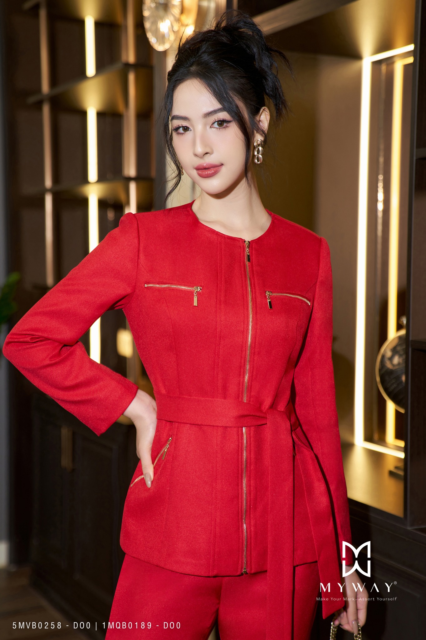 Áo vest kiểu dáng croptop cổ tròn MM Outfit #27 Áo vest kiểu dáng croptop cổ tròn MM Outfit